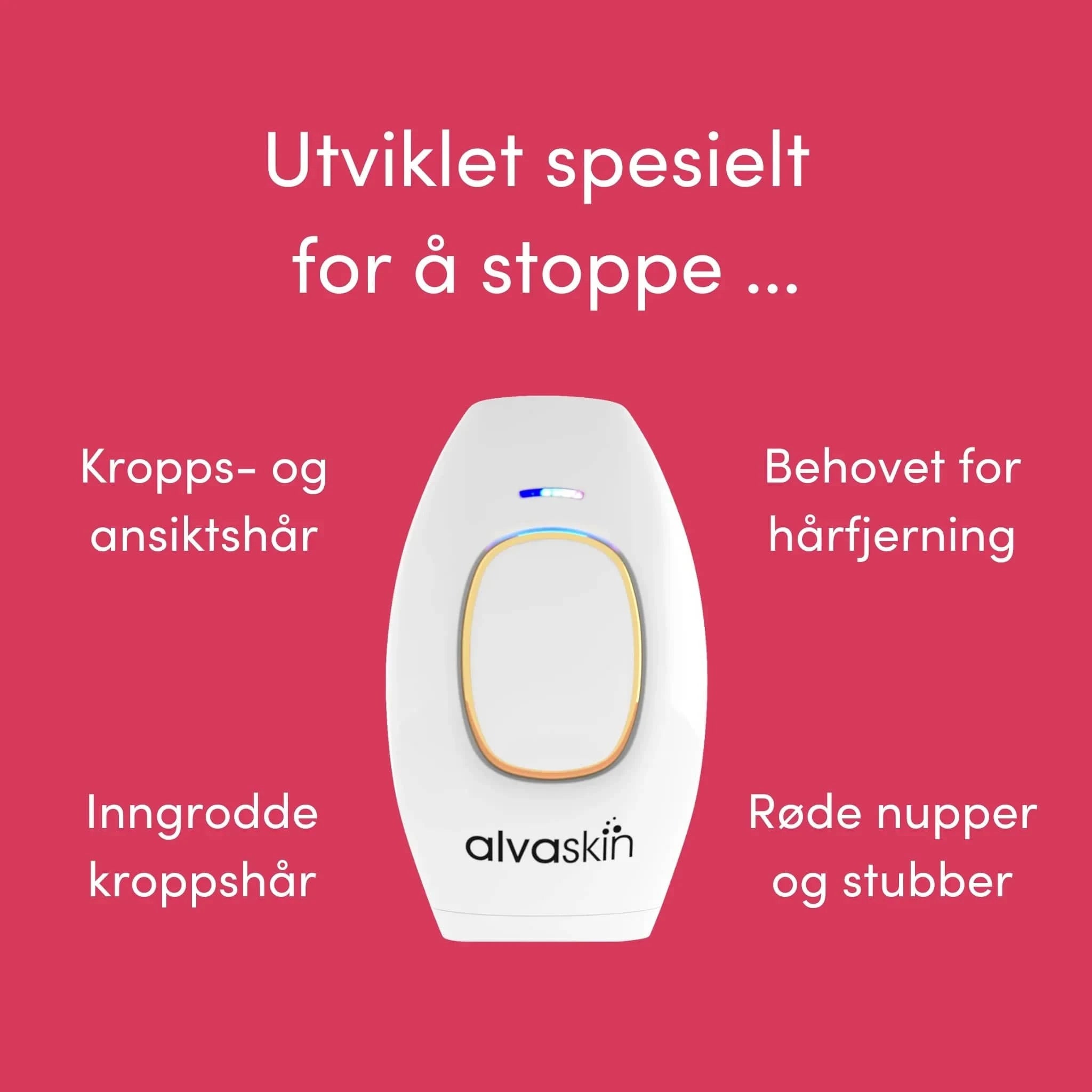 Alvaskin® IPL Hårfjerner 3stk