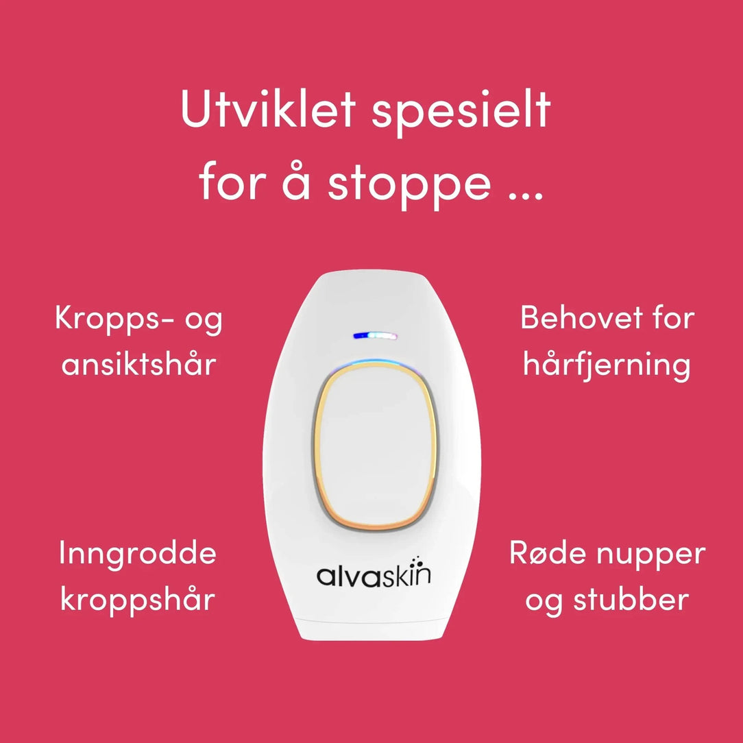 Alvaskin® IPL Hårfjerner 3stk