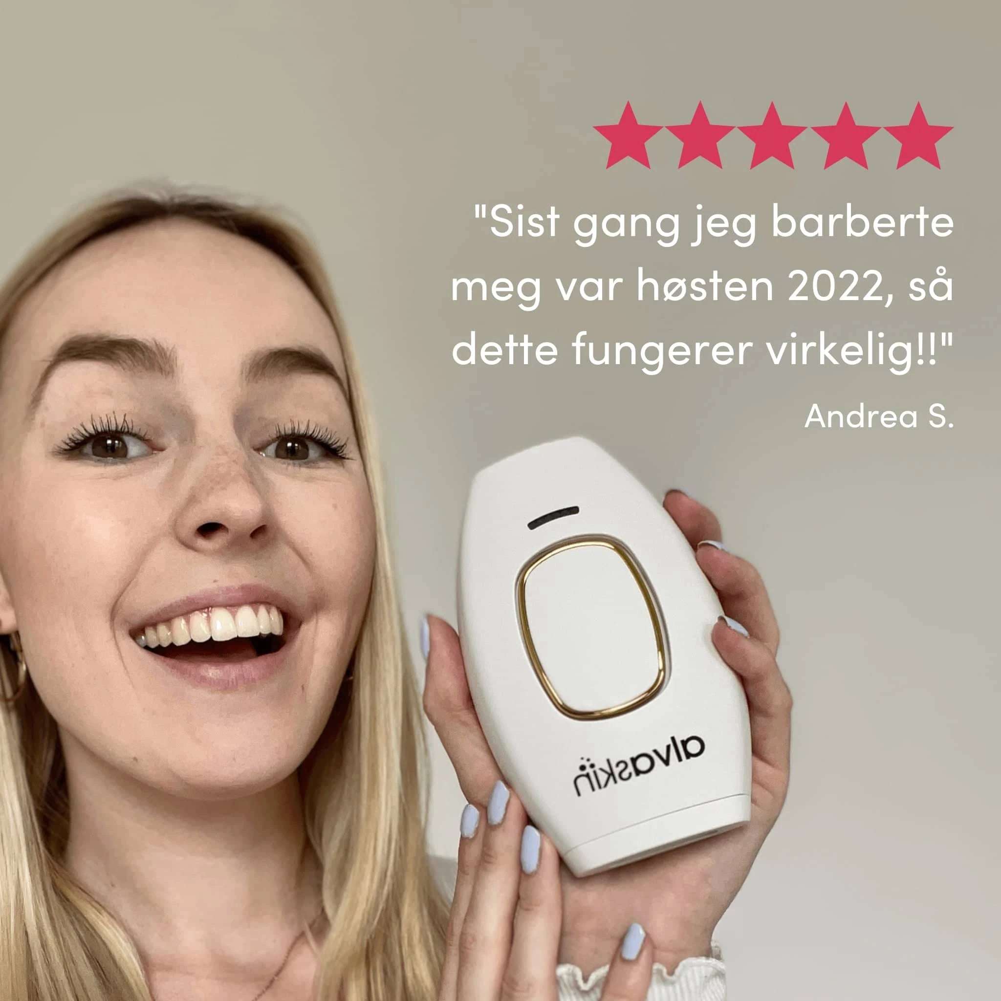 Alvaskin® IPL Hårfjerner