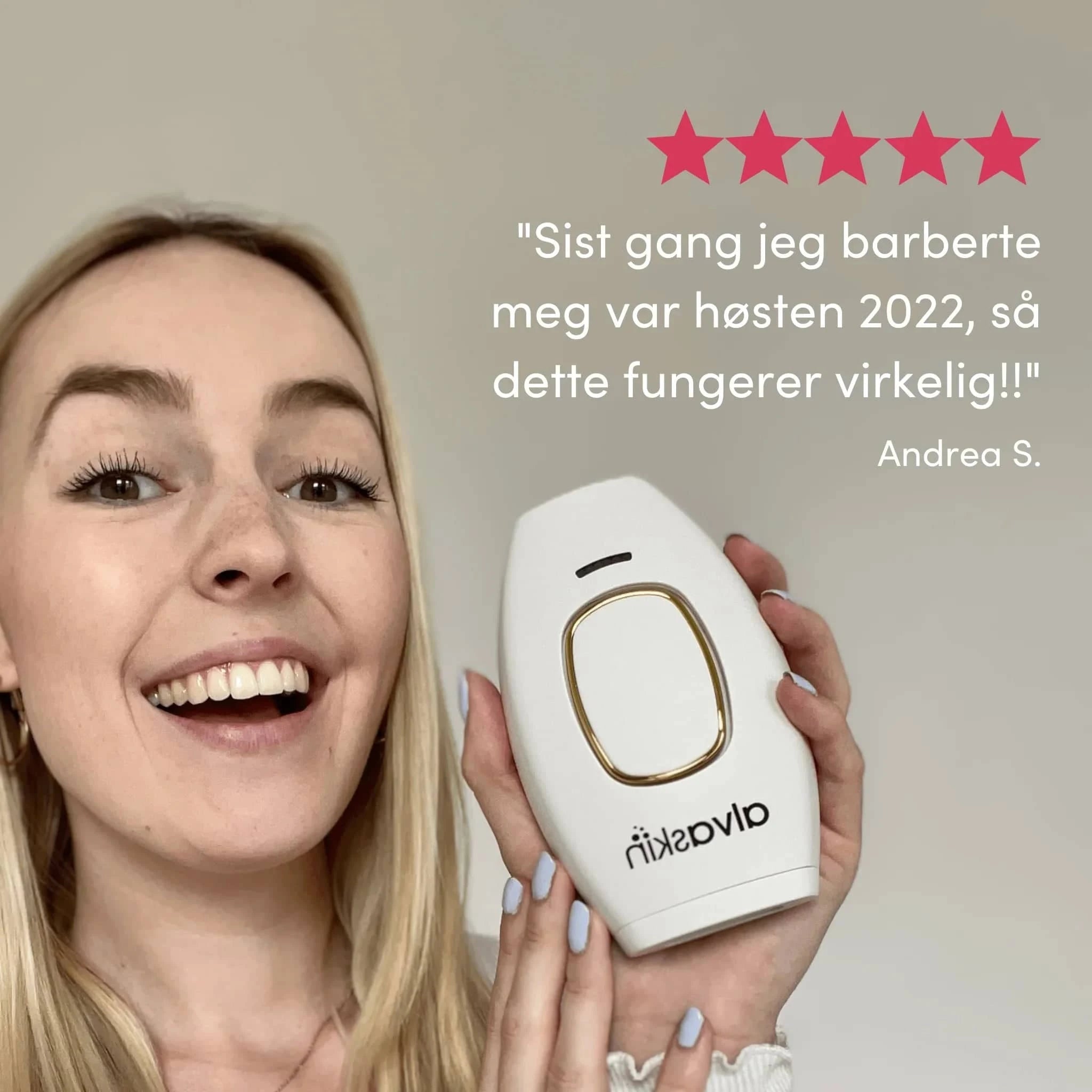 Alvaskin® IPL Hårfjerner 3stk